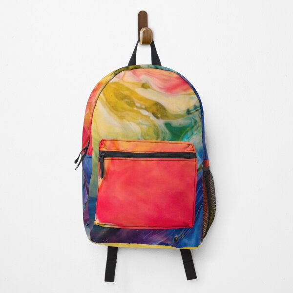 Rainbow Colour Rainbow Striped Rainbow Color Beautiful as always! Sleeveless Top Backpack