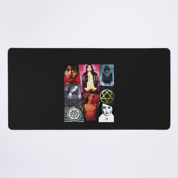 Item preview, Him Band Album Cover Collage Heartagram Ville Valo Cover Essential T-Shirt designed and sold by NiklasGehret.
