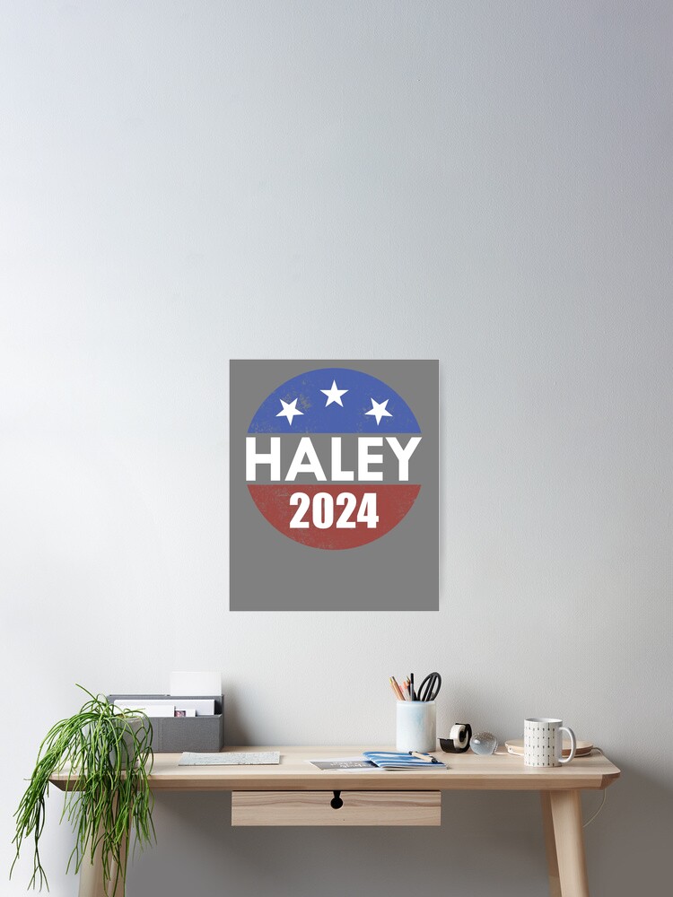 Imagen 2 de 3, Póster con la obra Haley 2024 Election Button Vote '24 President Nikki Haley Gear, diseñada y vendida por DynamicDesign.