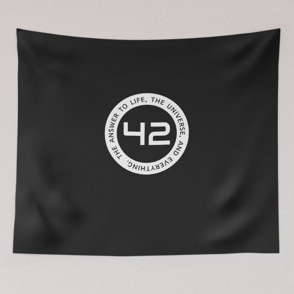 Item preview, 42 - The Ultimate Answer  T-Shirt designed and sold by ChristianFrese.