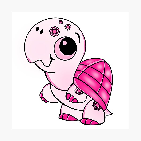 Item preview, Pink Turtle designed and sold by MyMemoriesArts.