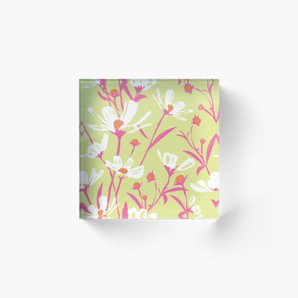 Item preview, Green cozy flowers designed and sold by Claudia S. Design.