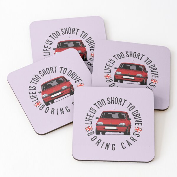 Item preview, Life is too short to drive boring cars - Rover Metro - red designed and sold by knappidesign.