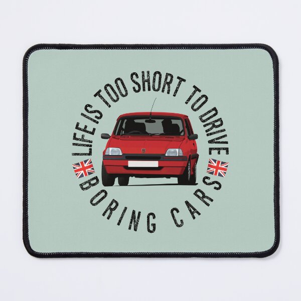 Item preview, Life is too short to drive boring cars - Rover Metro - red designed and sold by knappidesign.