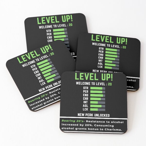 Item preview, Level up! Welcome to level 20, 20th birthday designed and sold by Tony ⭐⭐⭐⭐⭐.