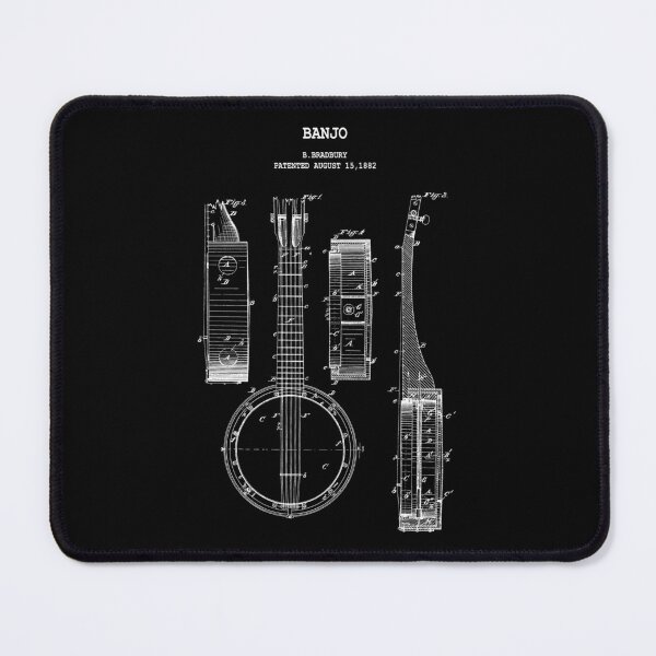 Item preview, Banjo designed and sold by PATENT PRINTS.
