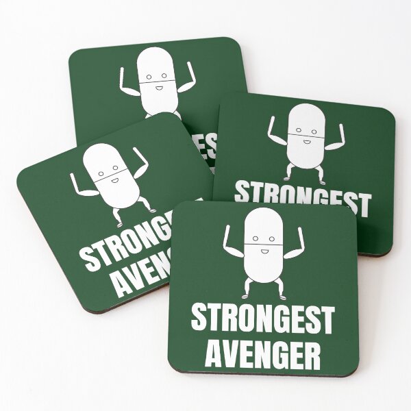 Item preview, Funny Strongest Avenger White Bold Typography   designed and sold by WulflundJewelr.