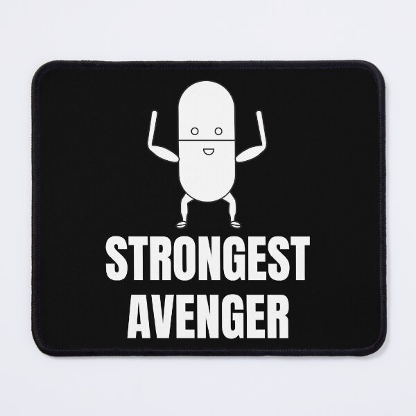Item preview, Funny Strongest Avenger White Bold Typography   designed and sold by WulflundJewelr.