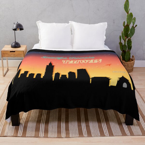 Item preview, Taiwan Taipei Skyline - Gradient Sunset - Taipei 101 - CKS Memorial Hall designed and sold by Trista Designs.