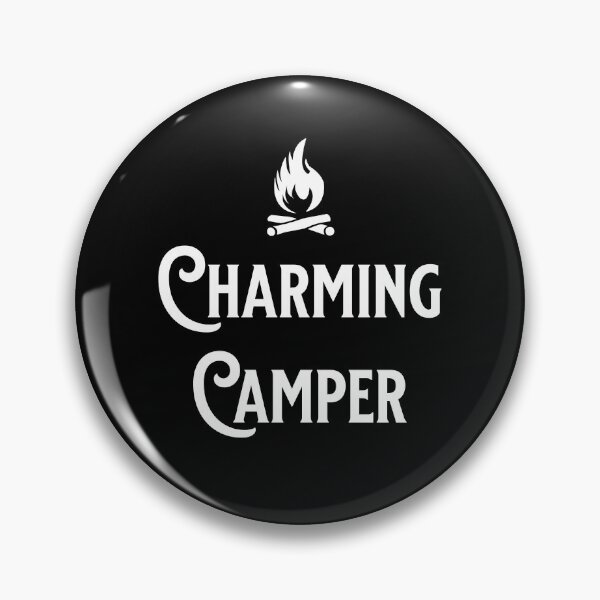 Item preview, Charming Camper - Outdoor Lovers - Fans of Alliteration designed and sold by epicthoughts.