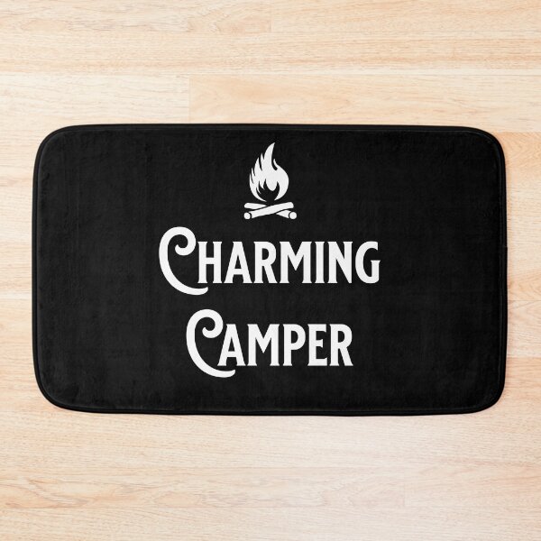 Item preview, Charming Camper - Outdoor Lovers - Fans of Alliteration designed and sold by epicthoughts.
