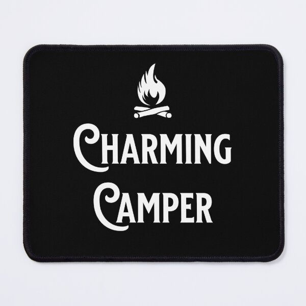 Item preview, Charming Camper - Outdoor Lovers - Fans of Alliteration designed and sold by epicthoughts.