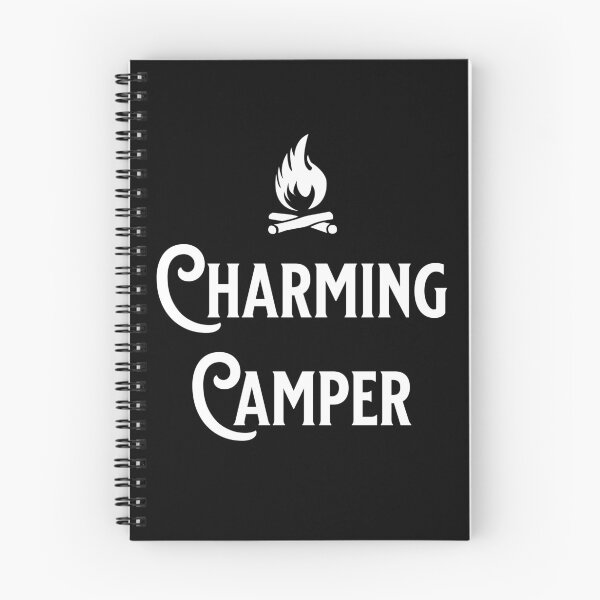 Item preview, Charming Camper - Outdoor Lovers - Fans of Alliteration designed and sold by epicthoughts.
