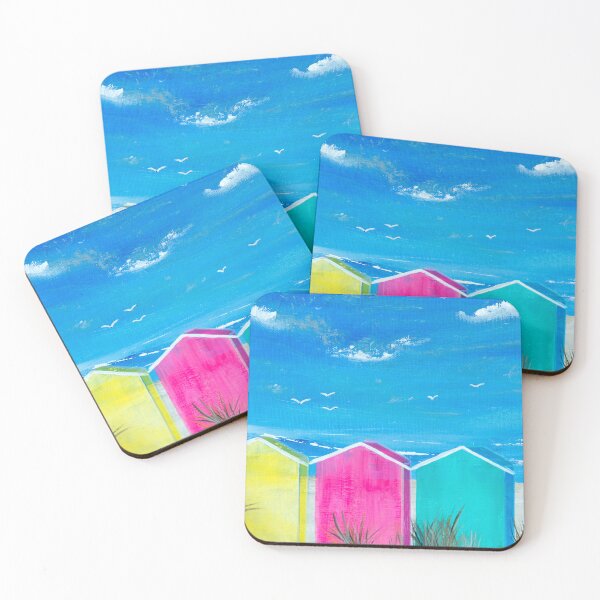 Item preview, Coloured Beach Huts designed and sold by Lucy Sheffield.