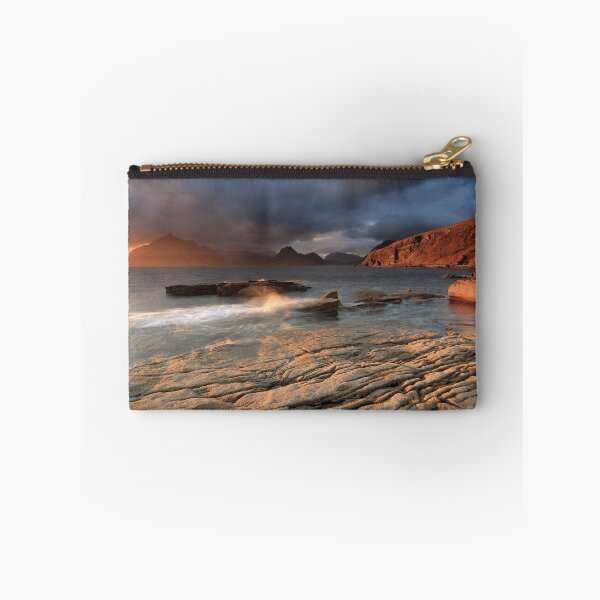 Item preview, Splashing waves and the Cuillins at Sunset designed and sold by Maria Gaellman.