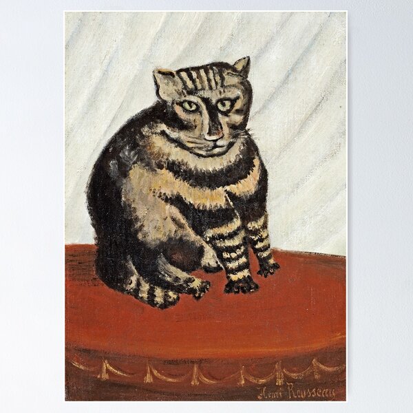 Item preview, Henri Rousseau - The Tabby designed and sold by artcenter.