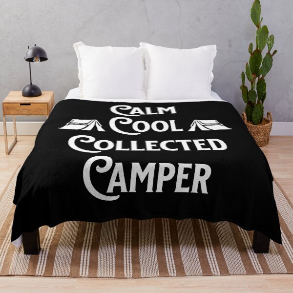 Item preview, Calm Cool Collected Camper - Camping Lovers - Fans of Alliteration designed and sold by epicthoughts.