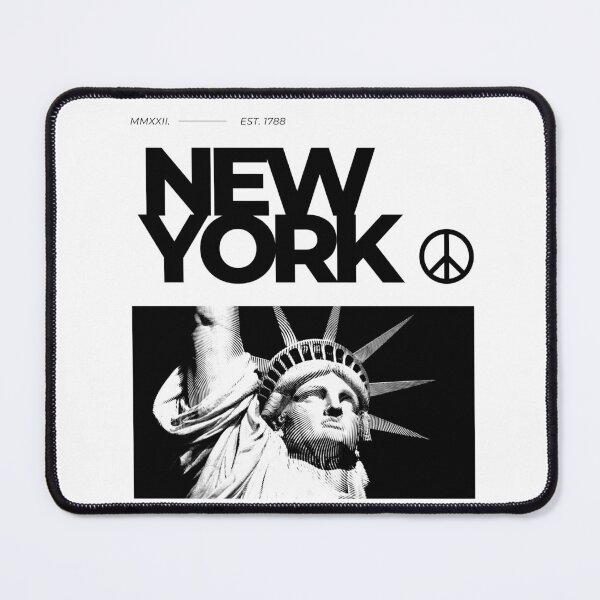 Item preview, Black White Minimal NYC Peace Sign designed and sold by explorecity.
