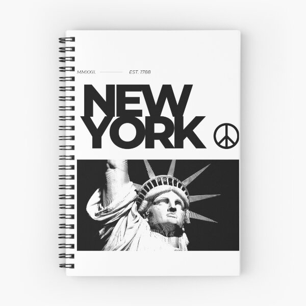 Item preview, Black White Minimal NYC Peace Sign designed and sold by explorecity.