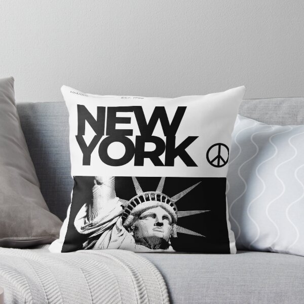 Item preview, Black White Minimal NYC Peace Sign designed and sold by explorecity.