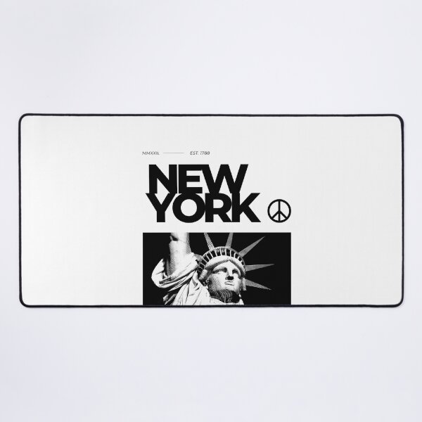 Item preview, Black White Minimal NYC Peace Sign designed and sold by explorecity.