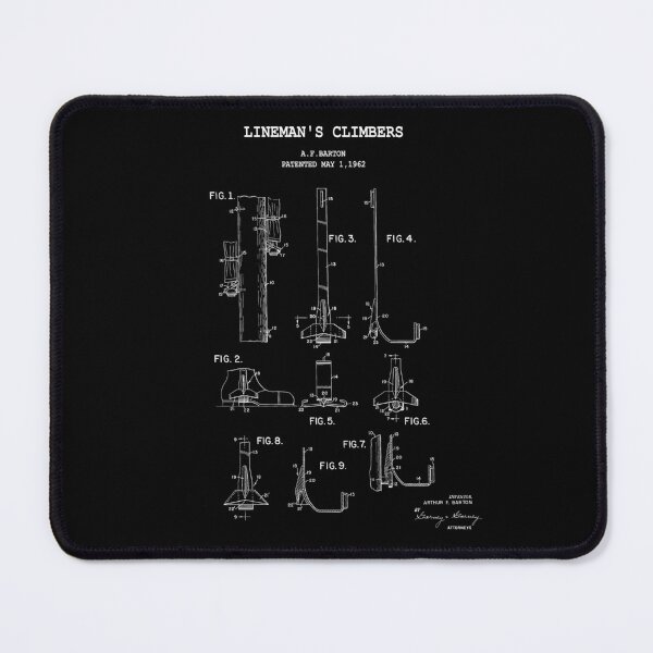 Item preview, Lineman's Climbers designed and sold by PATENT PRINTS.