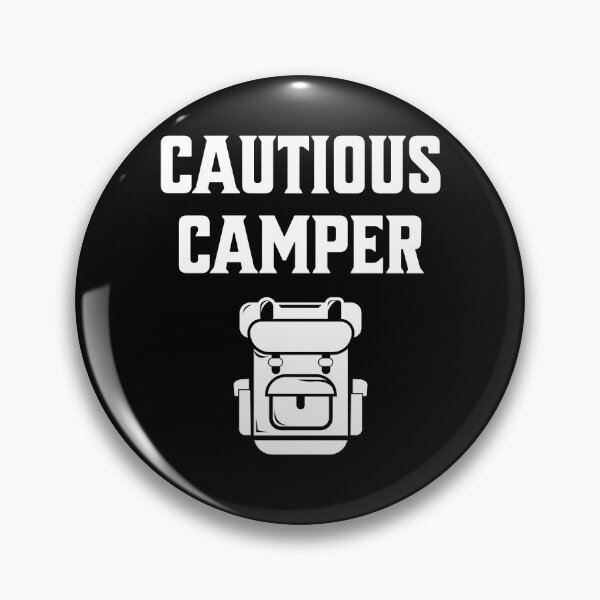 Item preview, Cautious Camper - Nature and Camping Lovers - Fans of Alliteration designed and sold by epicthoughts.
