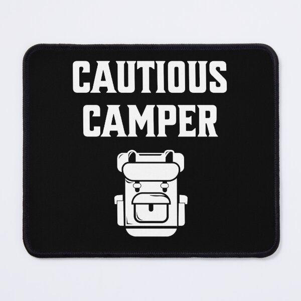 Item preview, Cautious Camper - Nature and Camping Lovers - Fans of Alliteration designed and sold by epicthoughts.