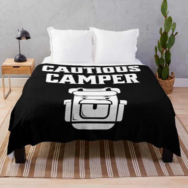 Item preview, Cautious Camper - Nature and Camping Lovers - Fans of Alliteration designed and sold by epicthoughts.