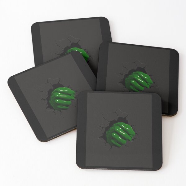 Item preview, The Strongest Avenger green hand illustration  designed and sold by WulflundJewelr.