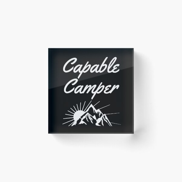 Item preview, Capable Camper - Camping Lovers - Fans of Alliteration designed and sold by epicthoughts.