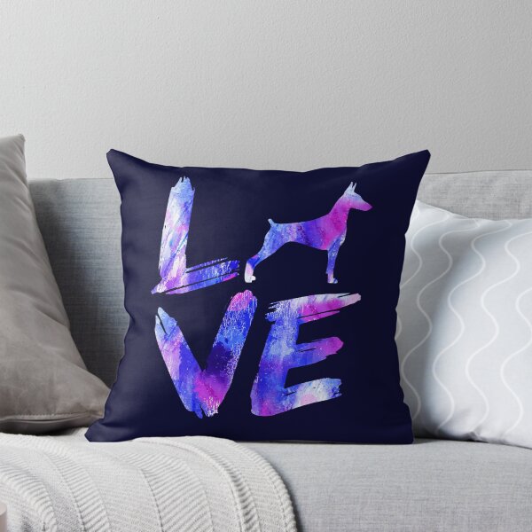 Item preview, Dobermann Dog Love Watercolor Design designed and sold by rafaeltto.