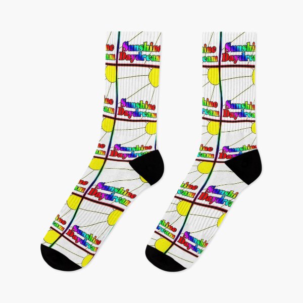 Item preview, Sunshine Daydream, with Sun, sunbeams, and rainbow colors designed and sold by HBBArtShop.