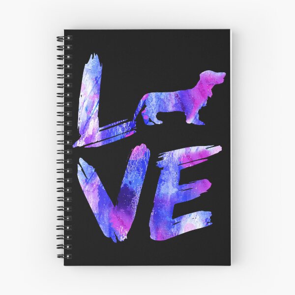 Artikelvorschau, Docker Dog Love Watercolor Design entworfen und verkauft von rafaeltto.