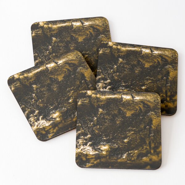 Item preview, Gold Stone Texture Pattern designed and sold by Wisps & Whiskers Designs.