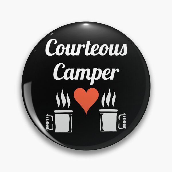 Item preview, Courteous Camper - Outdoor and Camping Lovers - Fans of Alliteration designed and sold by epicthoughts.