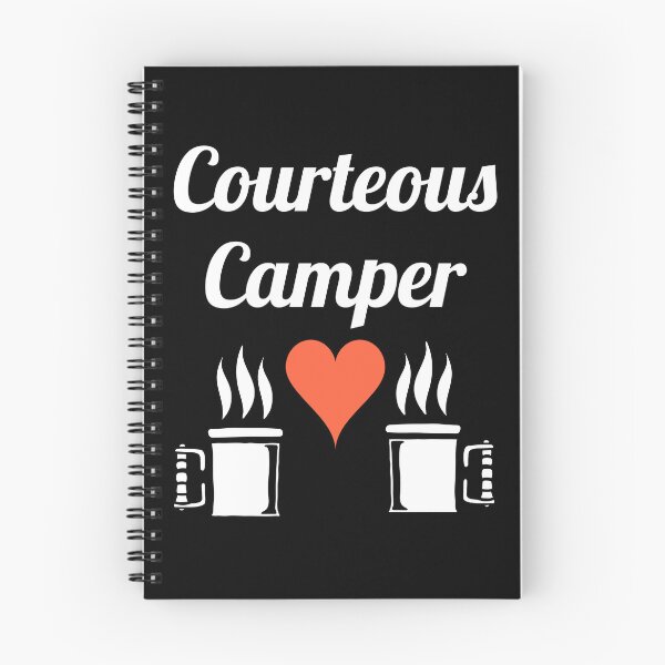Item preview, Courteous Camper - Outdoor and Camping Lovers - Fans of Alliteration designed and sold by epicthoughts.