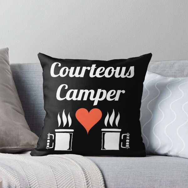 Item preview, Courteous Camper - Outdoor and Camping Lovers - Fans of Alliteration designed and sold by epicthoughts.