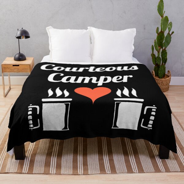 Item preview, Courteous Camper - Outdoor and Camping Lovers - Fans of Alliteration designed and sold by epicthoughts.