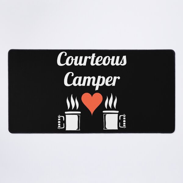 Item preview, Courteous Camper - Outdoor and Camping Lovers - Fans of Alliteration designed and sold by epicthoughts.