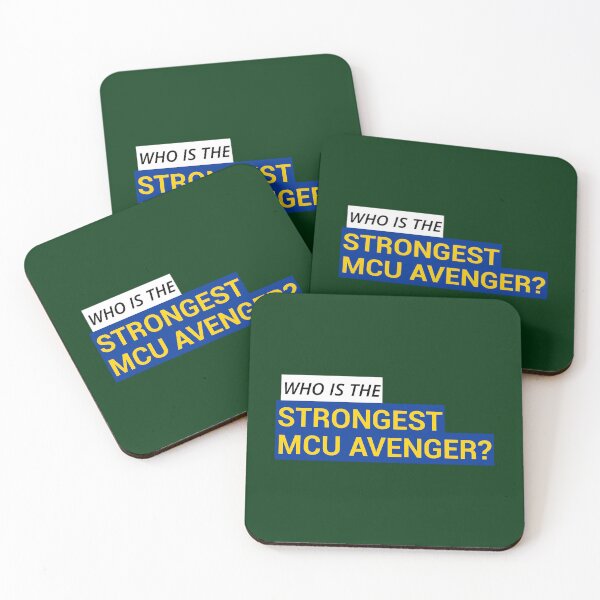 Item preview, Who is The Strongest MCU Avenger  designed and sold by WulflundJewelr.