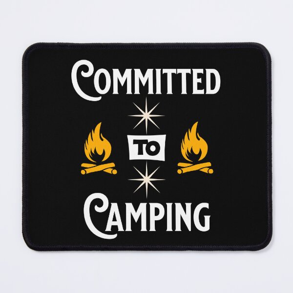 Item preview, Committed To Camping - Nature Lovers - Fans of Alliteration designed and sold by epicthoughts.