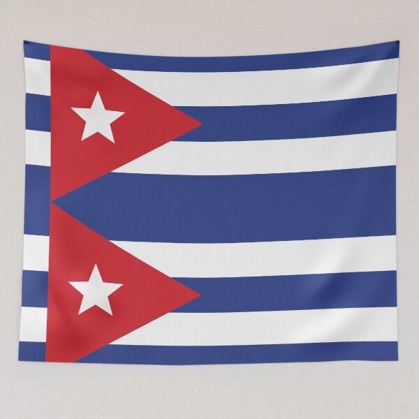 Item preview, Cuban flag designed and sold by HotHibiscus.
