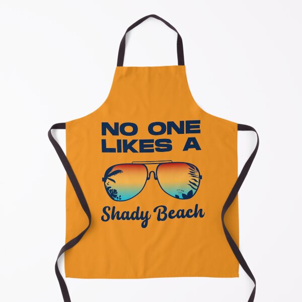 Item preview, No one likes a shady beach, dark text, beach funny ocean vacation, sarcastic summer, beach duty sunglasses designed and sold by SGS-.