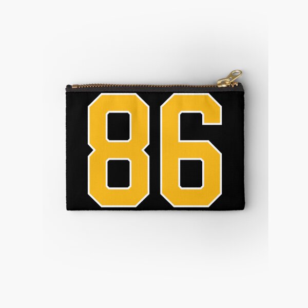 Artikelvorschau, Gelbes Glücks-Sporttrikot Nummer 86 sechsundachtzig entworfen und verkauft von HeavyStyle.