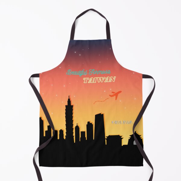 Item preview, Taiwan Taipei Skyline - Gradient Sunset - Taipei 101 - CKS Memorial Hall designed and sold by Trista Designs.