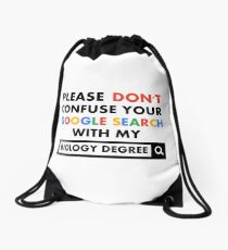 Biology Degree Drawstring Bag