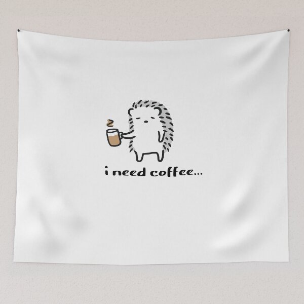 Item preview, i need coffe hedgehog designed and sold by Bonnie Blue.