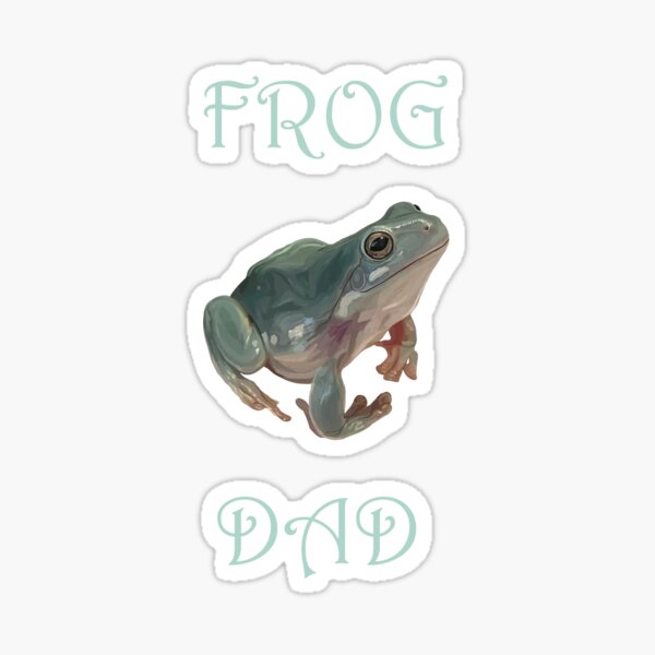 IRIDESCENT White's Tree Frog Sticker
