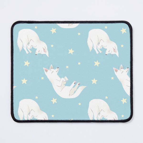 Item preview, Sleepy Dogs Pattern in Baby Blue designed and sold by Larissa Melnik.